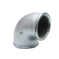 Коляно Поцинковано 90°  ЖЖ  1/2"